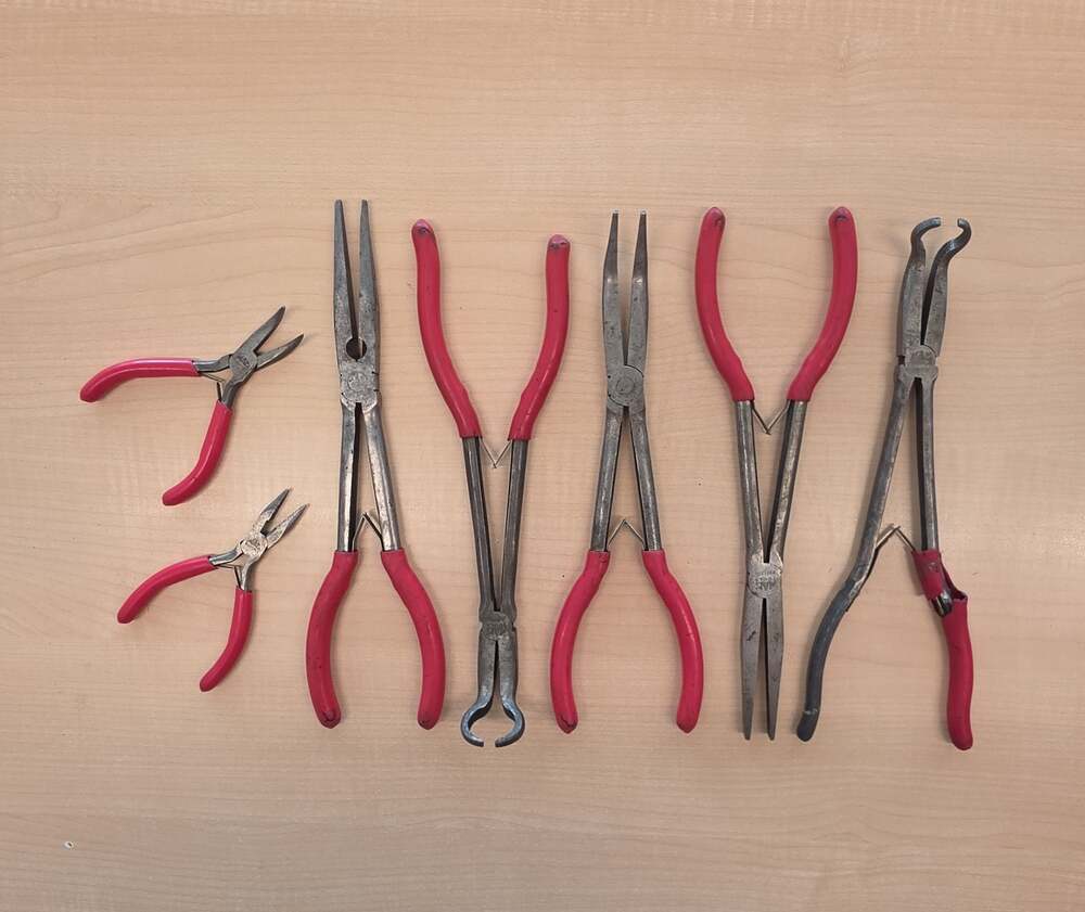 Mac Tools Long/Short Reach Pliers 7 Piece Set